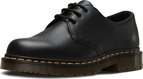Dr. Martens, Unisex 1461 Slip Resistant Service Shoes, Black, 5 US Men/6 US Women