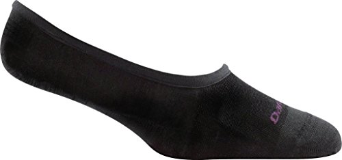 DARN TOUGH (Style 1688) Women's Top Down Solid Lifestyle Sock - Black, Small