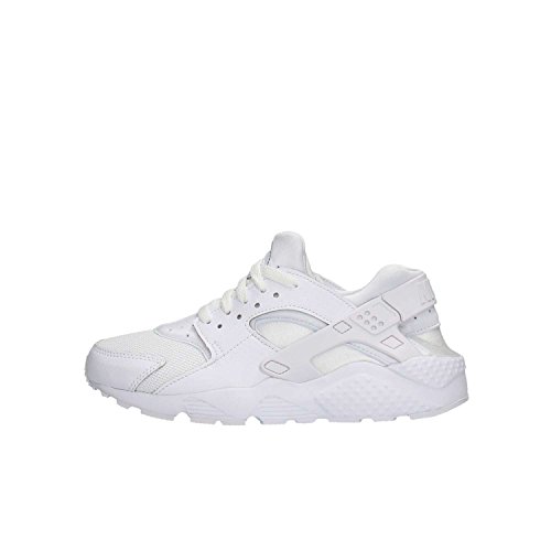 Nike Boy's Grade-School Huarache Run (GS) Sneakers White Platinum Size 5.5Y US