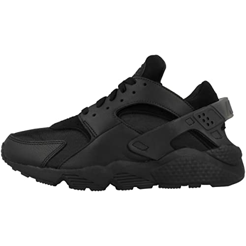 Nike Men's Air Huarache Fashion Sneakers, Black/Black, 11