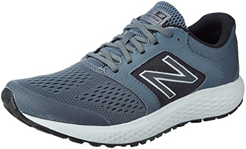 New Balance Men's 520 V5 Running Shoe, Lead/Light Aluminum/Black, 10.5 M US