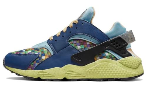 Nike Men's Air Huarache Crater Premium Running Shoes, Rattan/Hype Rroyal/Bright Mand, 9