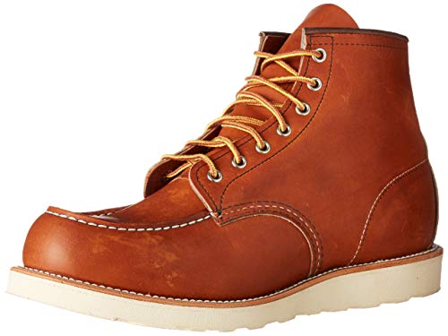 Red Wing Heritage Men's 6" Classic Moc Toe Boot, Oro Legacy, 9 M US