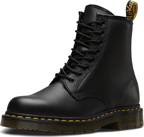 Dr. Martens, Unisex 1460 Slip Resistant Service Boots, Black, 6 US Men/7 US Women