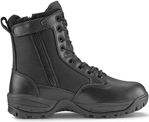 Maelstrom Men's TAC FORCE 8 Inch Waterproof Military Tactical Duty Work Boot with Zipper,Black WP,11.5 W US