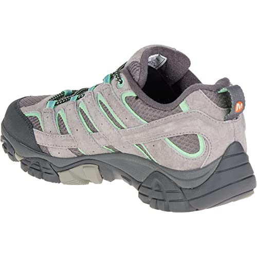Merrell Women's Moab 2 Waterproof Hiking Shoe, Drizzle/Mint, 9 M US