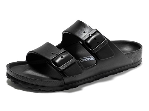Birkenstock Unisex Arizona Essentials EVA Black Sandals - 44 M EU/13-13.5 B(M) US Women/11-11.5 D(M) US Men