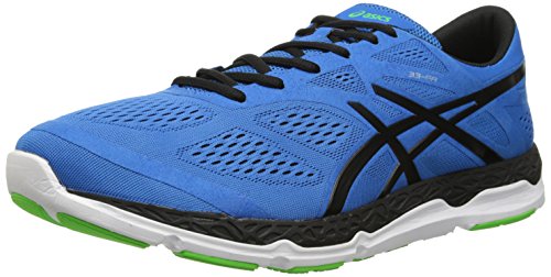 ASICS Men's 33-FA Running Shoe, Blue/Black/Flash Green, 14 M US