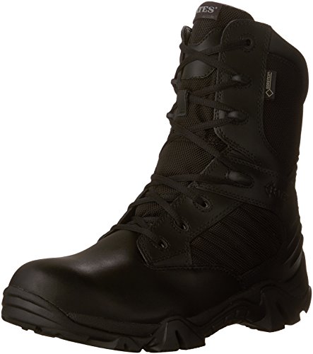Bates Men's GX-8 Gore-Tex Waterproof Side Zip Boot, Black, 7 M US